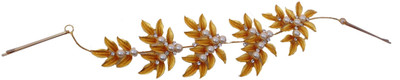 

GRACE FASHION VILLA Golden Leaf Hair Accessory Set(Gold)