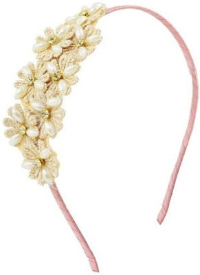 

Crunchy Fashion Lace Flower Hair Band(Pink)