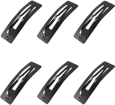 

Style Tweak Geometrical Black Tik Tak - Set of 6 Hair Pin(Black)