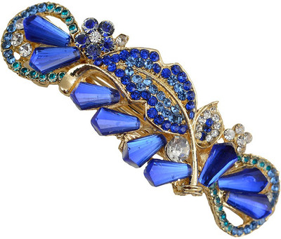 

Taj Pearl Designer Hair Clip(Gold)