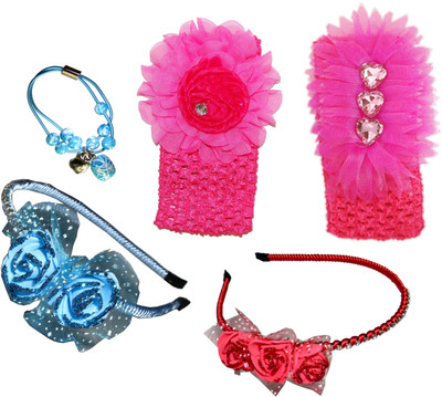 

Anokhi Ada Floral Style Hair band Hair Accessory Set(Multicolor)
