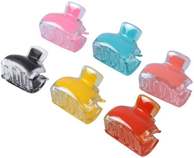 

Pink Rose Princess Charm Hair Claw(Multicolor)