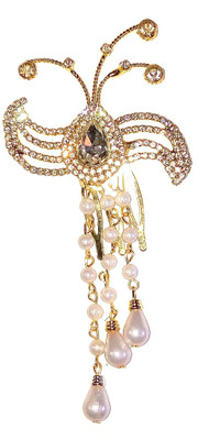 

Shrungarika Fashionable Golden Hair Pin(Gold)