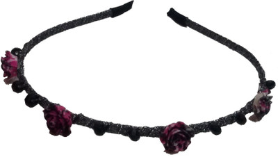 

Viva Fashions Roses and Beads Hair Band(Multicolor)