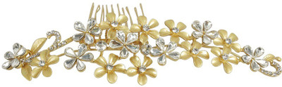

Muchmore Many Little Flower Designs Work Charming Hair Clip For Women & Girls Hair Clip(White)