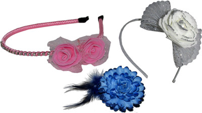 

GD Floral Hairband Hair Accessory Set(Multicolor)