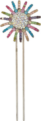

Vama Fashions Indo Western Wedding Bridal Party Wear Bun Stick(Multicolor)