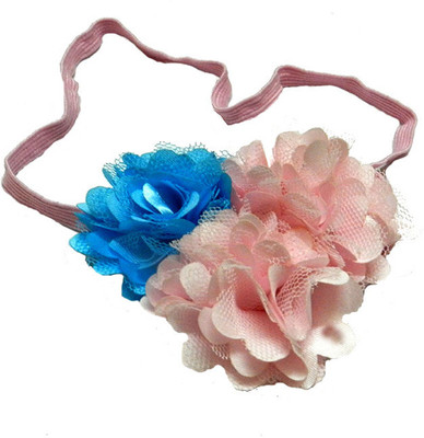 

Pikaboo Three Flower Head Band(Pink, Blue)