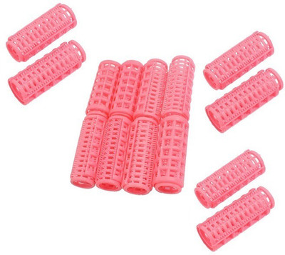 

Envyon 14 PC Plastic Hair Curlers, Rollers and Stylers - Small (Size:15mm) Hair Accessory Set(Pink)