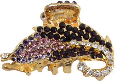 

Taj Pearl Designer Hair Clip(Gold)