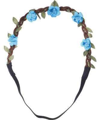 

Aaishwarya Blue Wild Flower Head Band(Blue)