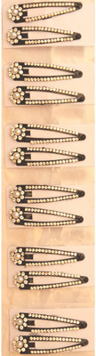 

A To Z Sales Thick Hair Pin, Tic Tac Clip, Hair Clip(Black)
