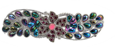 

Taj Pearl Designer Hair Clip(Silver)