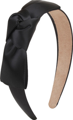 

Fayon Daily Casual Work Black Bow Hair Band(Black)