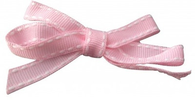 

NeedyBee Stitching on the Border for Baby Girls Hair Clip(Light Pink)