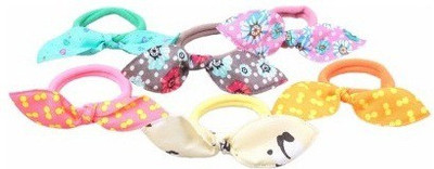 

One Personal Care Charming Colorsplash Scrunchies Rubber Band, Hair Accessory Set(Multicolor)