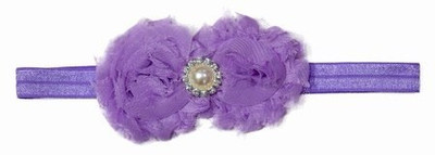 

Pinkblueindia Kids Flower with Pearl Embellishment Head Band(Purple)