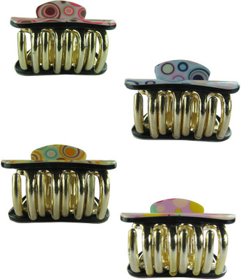 

Collana korean hair clutchers with beautiful designs. Hair Claw(Multicolor)