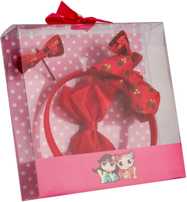 

Babies Bloom Red Sequin (Set of 4) Hair Accessory Set(Red, Black)