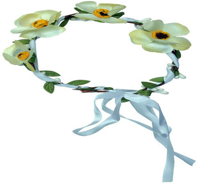

Sagunya Floral Baby Tiara Head Band(Orange)