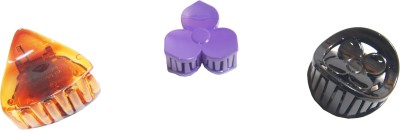 

FNB MULTI DESIGN HAIR CLUTCHERS SET OF 3 Hair Claw(Multicolor)