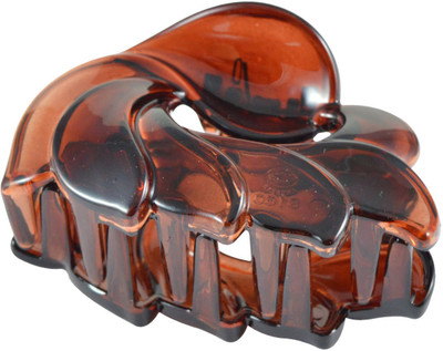 

Sarah Floral Petal Shape Small Hair Claw(Brown)