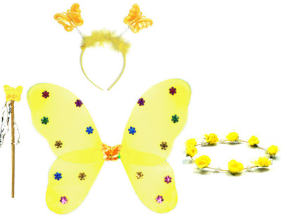 

Aarika Pari Hair Band, Hair Accessory Set(Yellow)