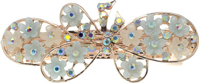 

The Ethnic Wears Ethnic yet modern Back Pin(White, Multicolor)