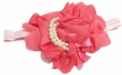 

Pinkblueindia Newborn Stylish Roses with Soft Pearl Head Band(Pink)