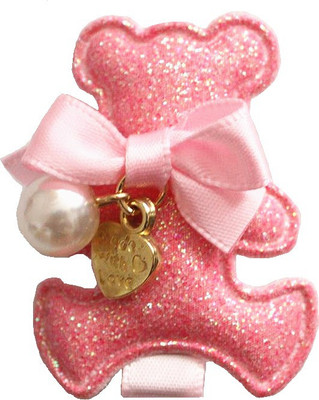 

Angel Closet Glitter Bear Hair Clip(Pink)