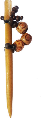 

CraftEra Wooden Stick Hair Pin(Brown)