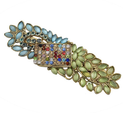 

Taj Pearl Designer Hair Clip(Gold)