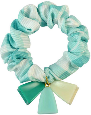 

Sarah Checks Print Rubber Band(Green)