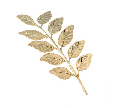 

Style Tweak Leaves Metal Punk Hair Clip(Gold)
