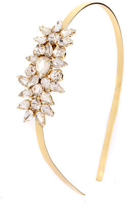 

Trinketbag Rock Em Statement Hair Band(Gold, White)