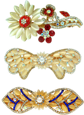

Mansiyaorange Desginer Latest Fancy Premium Mix Combo Range Hair Pin Hair Clip(Multicolor)