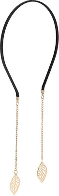 

Pink Rose Princess Charm Hair Band(Black, Gold)
