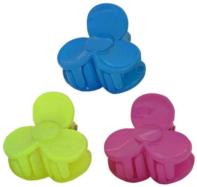

Maayra Combo of 3 Contemporary Hair Claw(Multicolor)