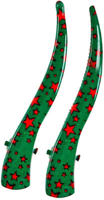 

Maayra Modern Designer Tic Tac Clip(Green, Red)