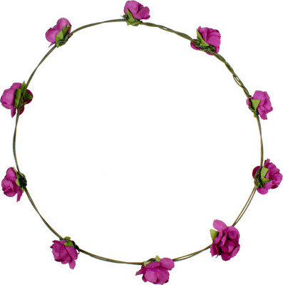 

Carolz Jewelry Floral tiara Head Band(Purple)