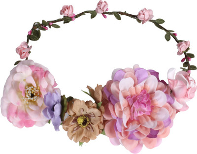

Cutecumber Flower Head Band(Pink)