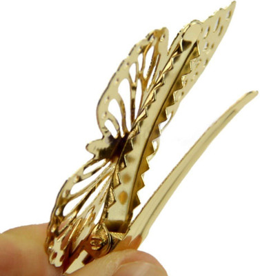 

Toygully Golden Butterfly Hair Clip Headband Hairpin Hair Clip(Gold)
