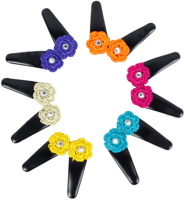 

moKanc 6 Pairs for Girls Tic Tac Clip(Multi-color)