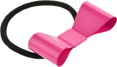 

Aaishwarya Pink Metal Bow Fashion Hair tie Rubber Band(Pink)