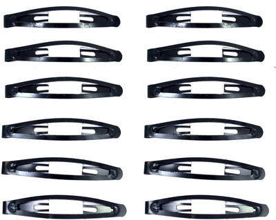 

Anokhi Ada Long And Sleek Tic Tac Clip(Black)