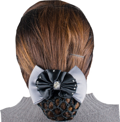 

Majik Juda hair accessories Grey Black Bun Clip(Multicolor)