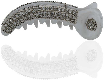 

Anuradha Art Stylish Collection Banana Clip(Silver)