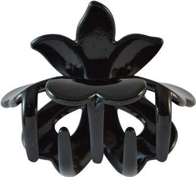 

Sarah Plastic Hair Clutcher for Women - Black Hair Clip(Black)
