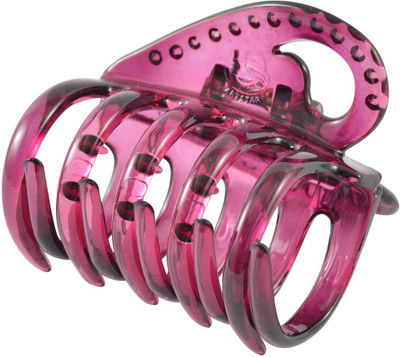 

Sarah Curved Hair Claw(Pink)