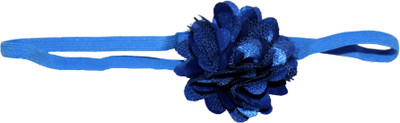 

Mamaboo Fancy design net pattern dark royal flower Head Band(Blue)